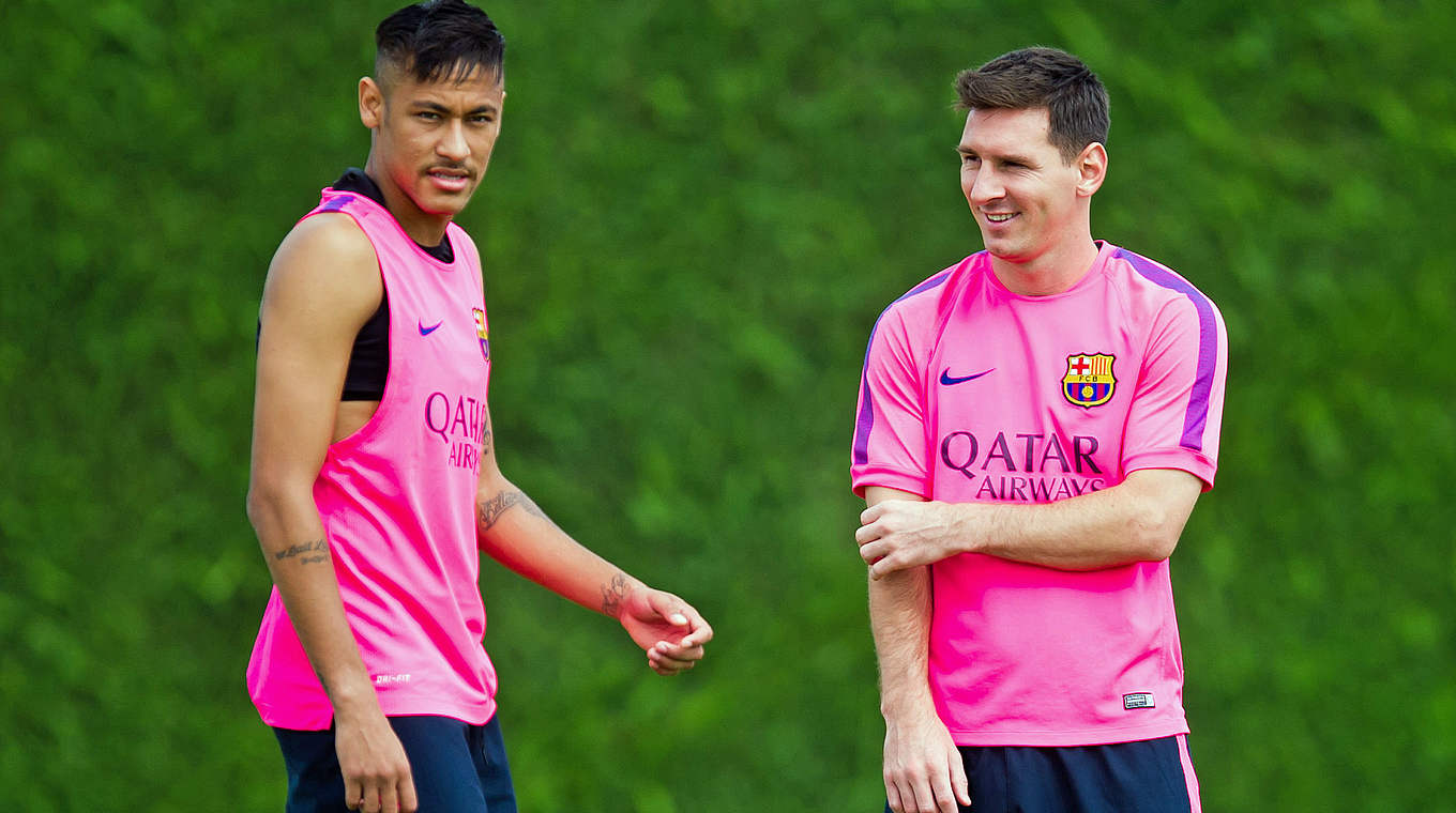 Ter Stegen über Neymar (li.) und Messi (r.): "Habe sie als sehr nette, hilfsbereite Persönlichkeiten kennengelernt" © 2014 Getty Images