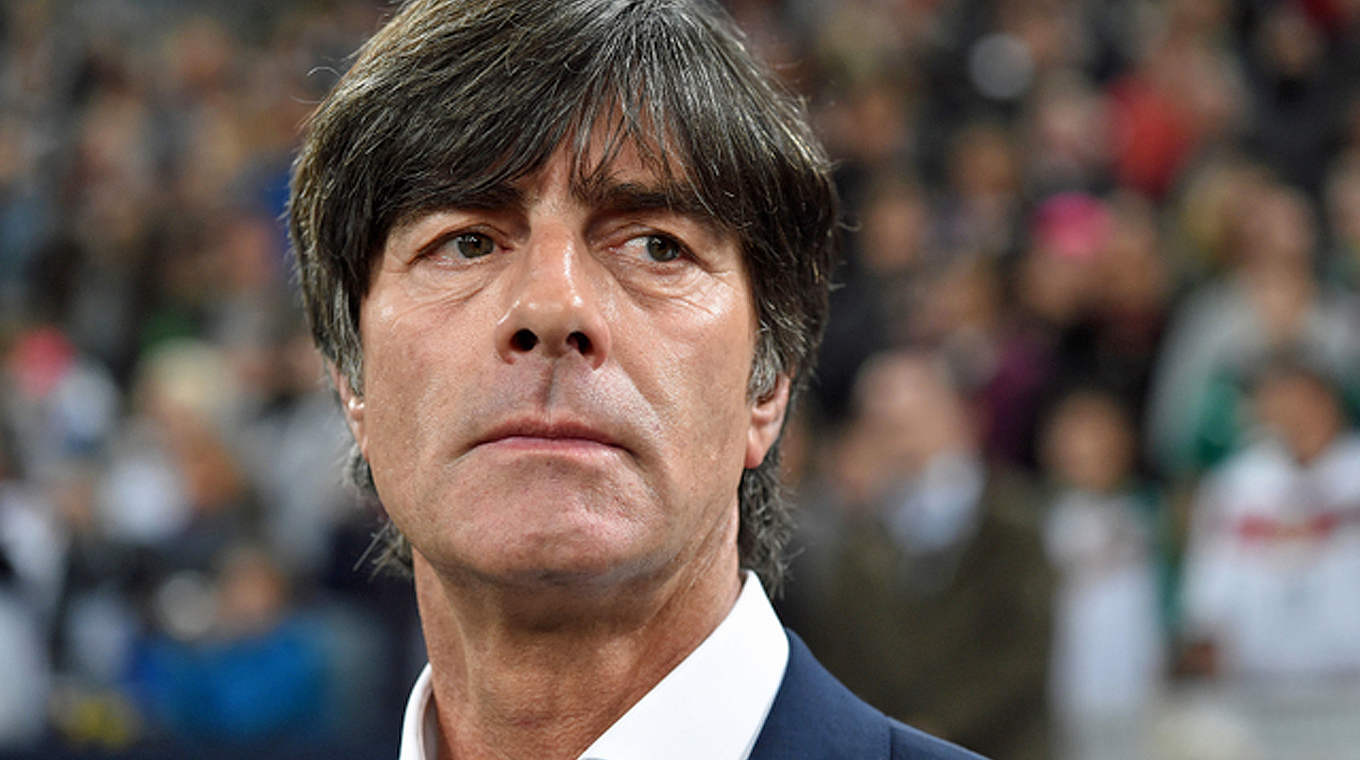 Löw: "Thank you for everything you’ve done for football, the people and all the children" © GES/Markus Gilliar