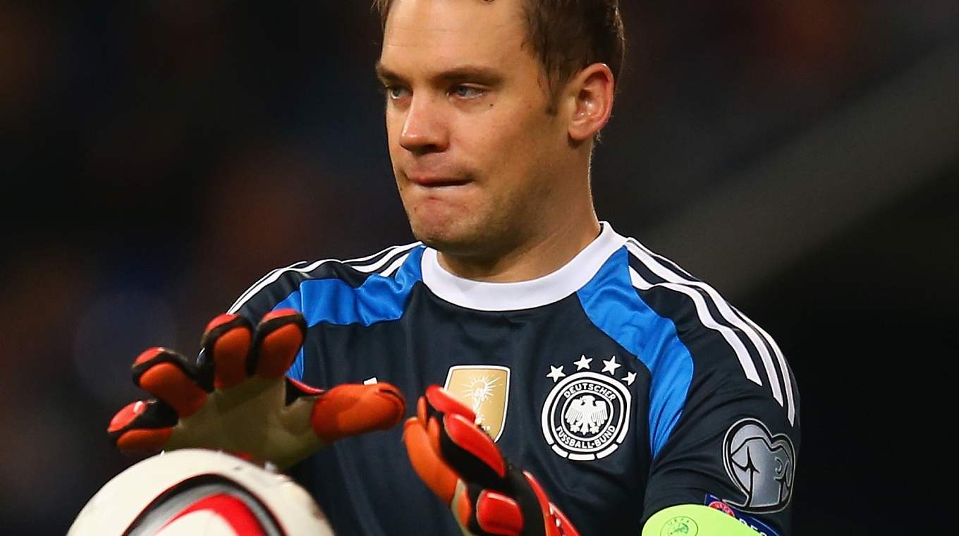 World Champion and Bayern goalkeeper Manuel Neuer is a regular in the European XI © 2014 Getty Images