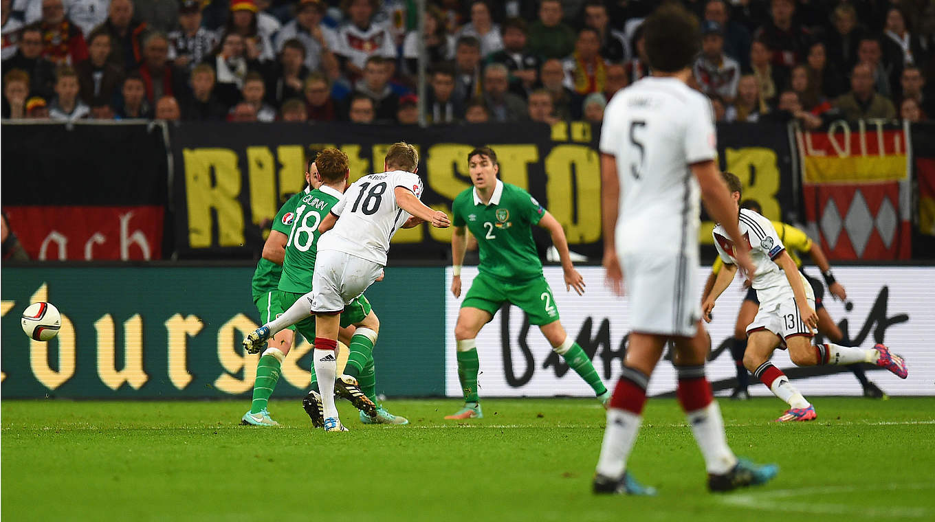 Toni Kroos fires Germany in front, but it's not enough © 2014 Getty Images