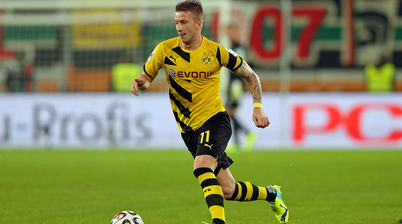 Treffer beim Testspielsieg des BVB: Marco Reus © 2014 Getty Images