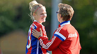An emotional moment: Leonie Maier makes her comeback after seven months out © imago/foto2press