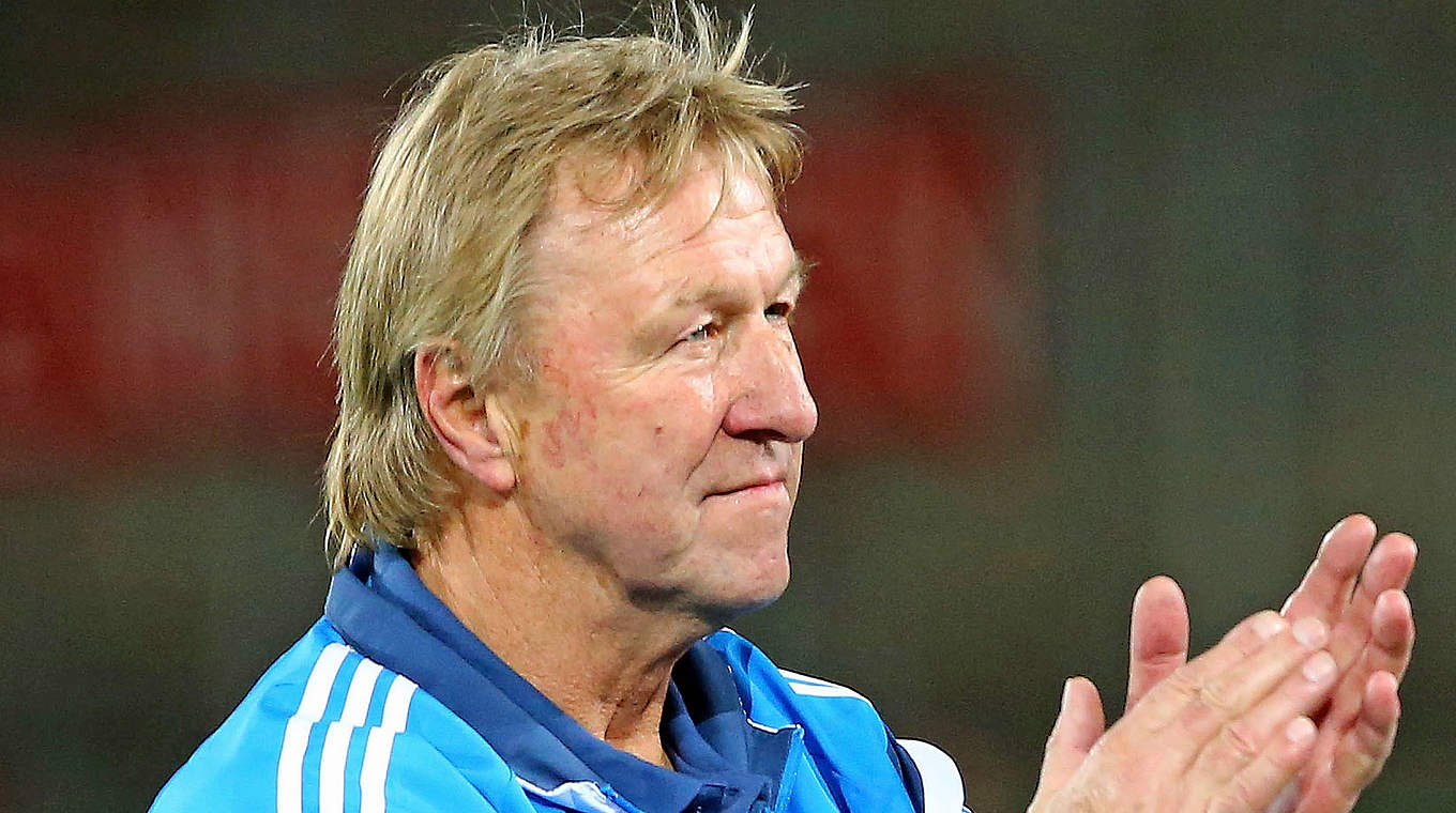 U21s coach Hrubesch: "I don't have any worries about the draw" © 