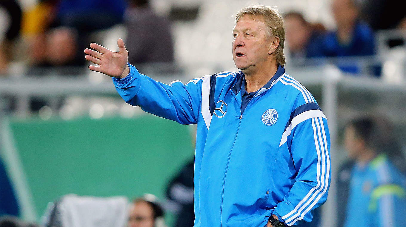 U21 Coach Hrubesch: "“We have unbelievable talent in our line-up”  © 2014 Getty Images