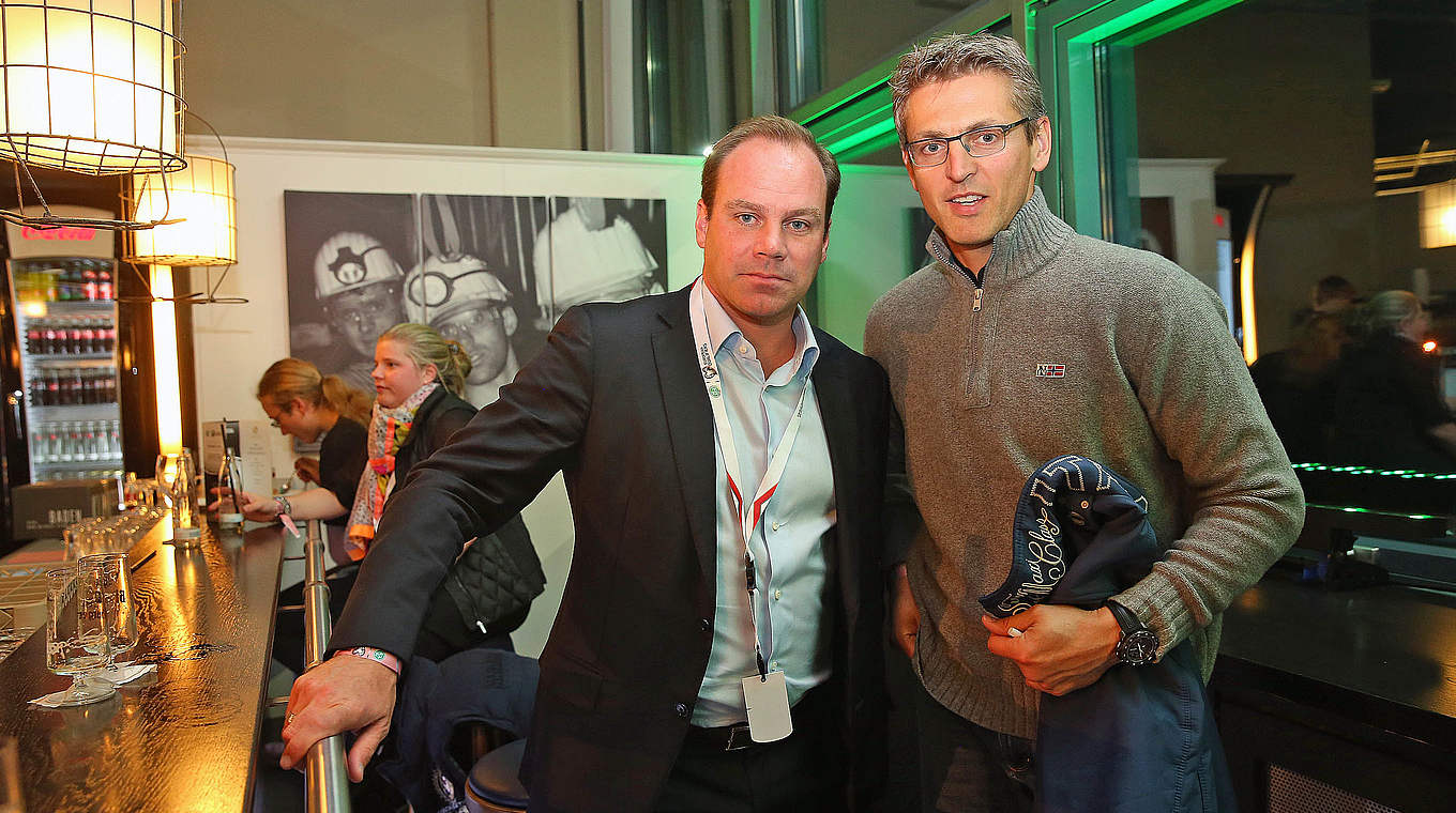 Zwei von 239 Gästen: Christian Nehrlinger (l.) und Hans Jörg Butt © 2014 Getty Images