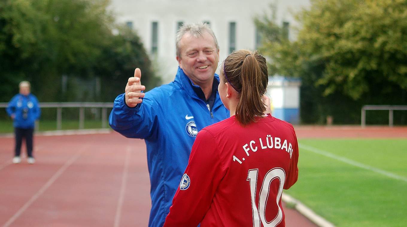 Will im Verfolgerduell punkten: Lübars-Trainer Jürgen Franz © mspw