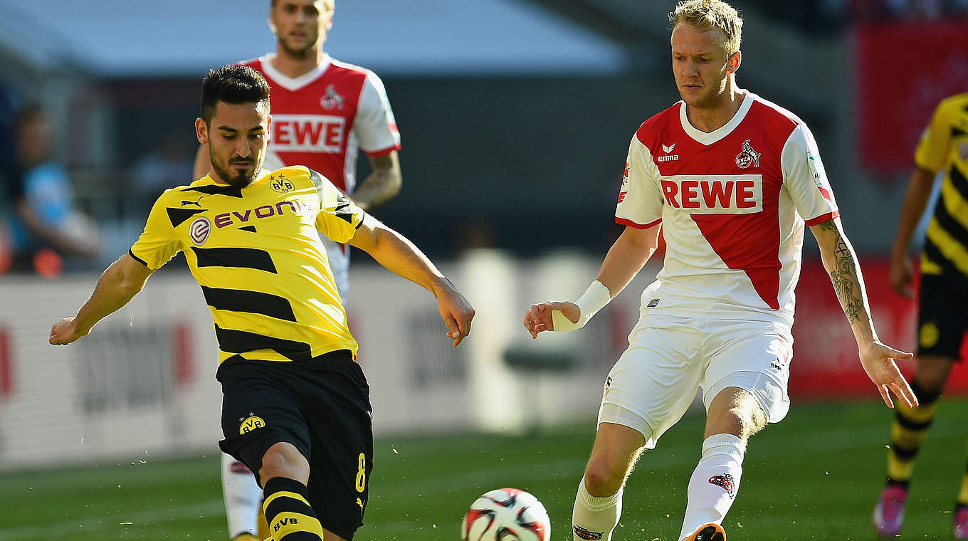 Niederlage beim Comeback: Gündogan (l.) und Dortmund verlieren in Köln © 2014 Getty Images