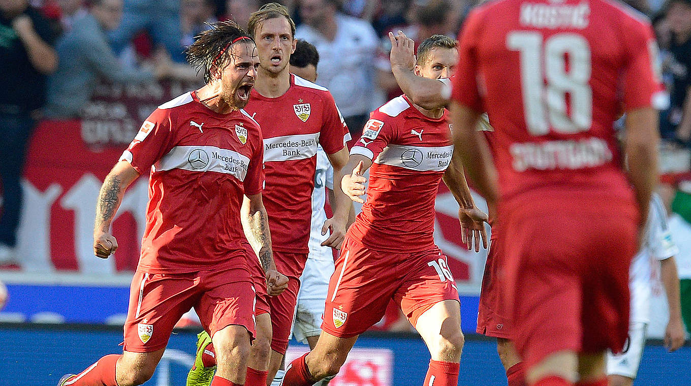 Gefühlter Sieg: Stuttgart punktet nach 0:3 © 2014 Getty Images