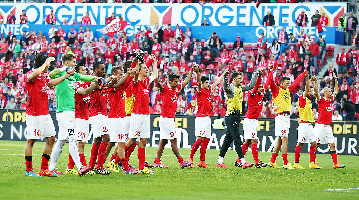 Bester Start der Vereinsgeschichte: FSV Mainz 05 © 2014 Getty Images