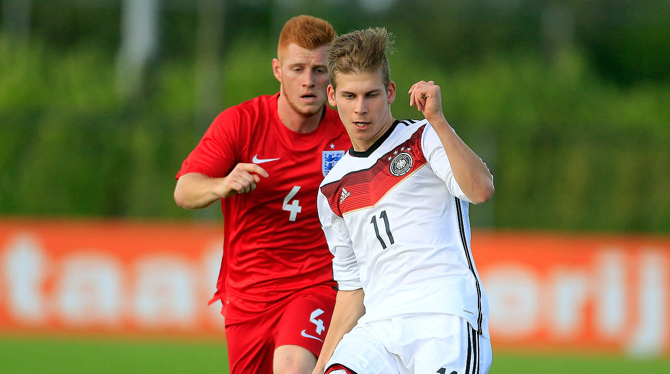 Mit dem Adler auf der Brust: Zwei Einsätze für Harder (r.) bei der U 20 © 2014 Getty Images