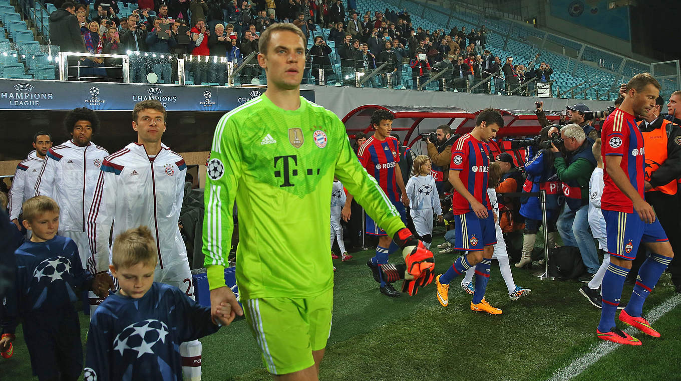 Manuel Neuer is looking forward to his trip to the Stadio Olimpico © 2014 Getty Images