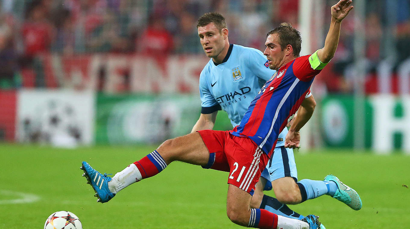Philipp Lahm has a large number of passes completed © 2014 Getty Images