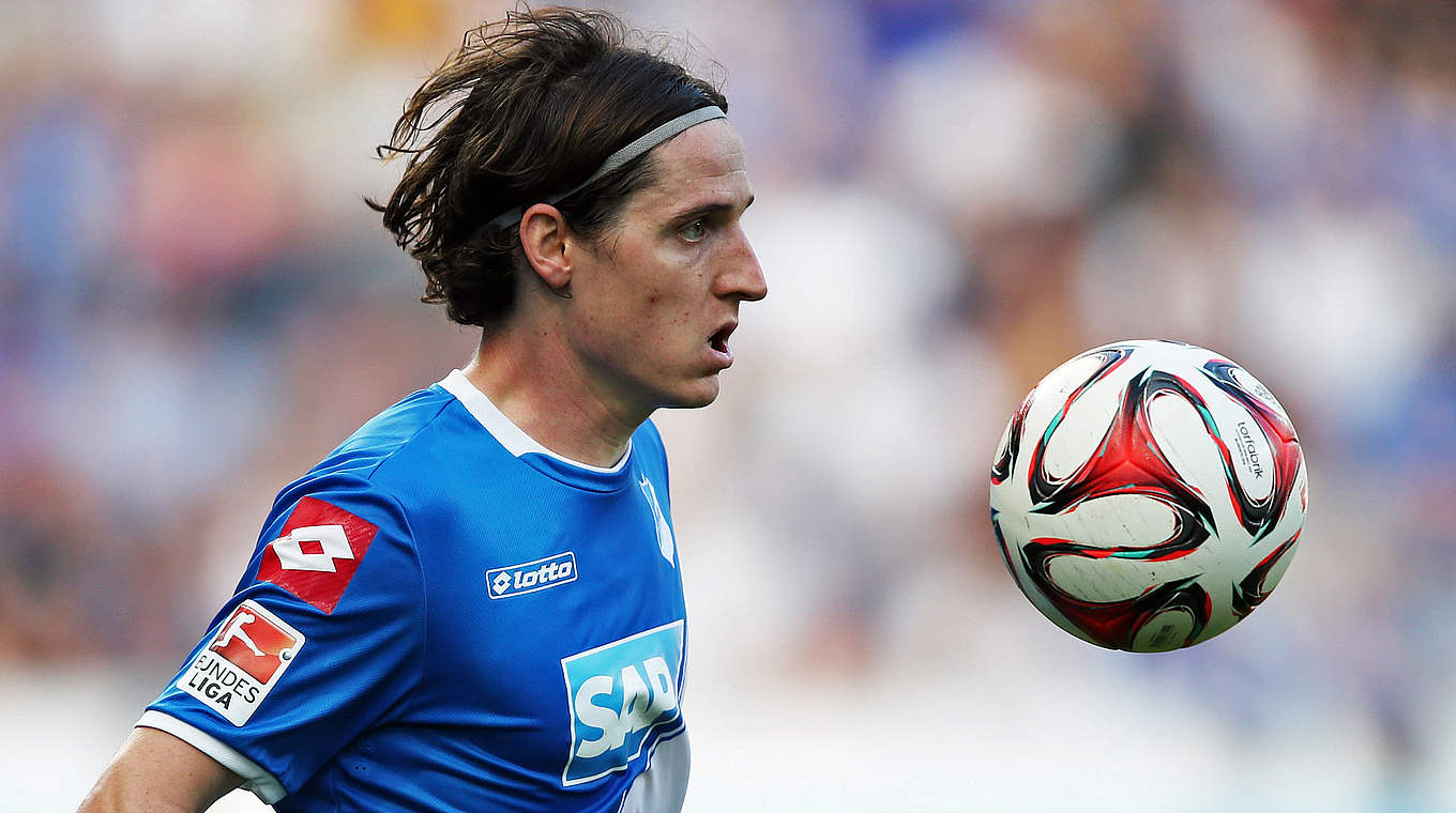 Kann sein 150. Bundesliga-Spiel bestreiten: Hoffenheims Sebastian Rudy © 2014 Getty Images