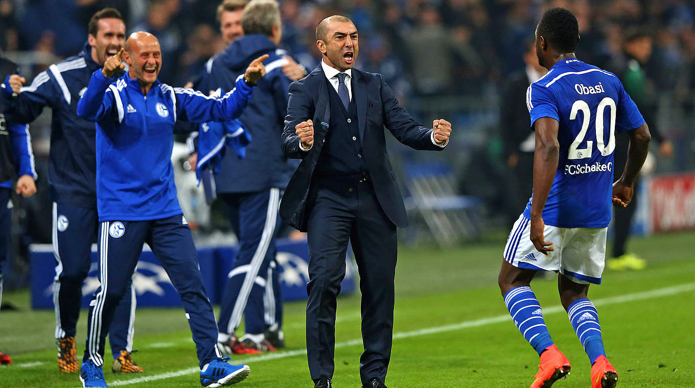 Bleibt mit Schalke auf der Erfolgspur: Der neue Trainer Roberto Di Matteo © 2014 Getty Images