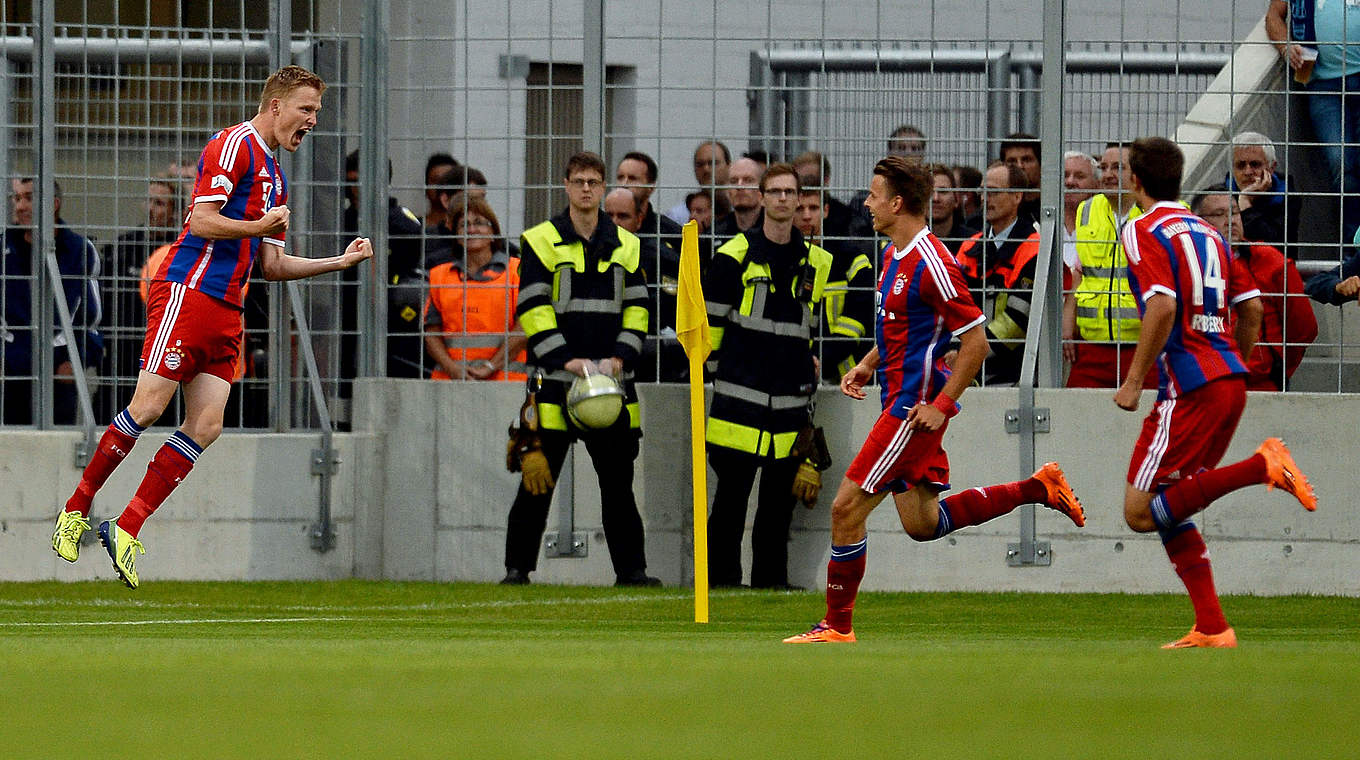 Zehnmal für die Bayern-Reserve erfolgreich: Wegkamp (l.) © 2014 Getty Images