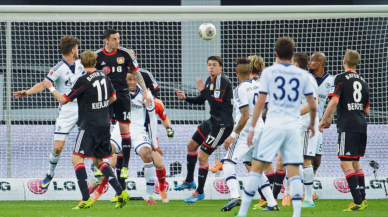 Gute Erinnerungen an Leverkusen: Schalke gewinnt im Vorjahr © 2014 Getty Images