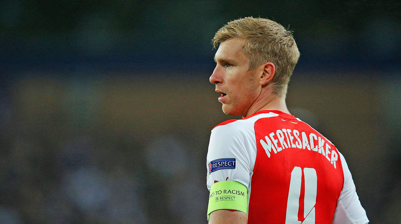 Kapitän des FC Arsenal: Weltmeister Per Mertesacker © 2014 Getty Images
