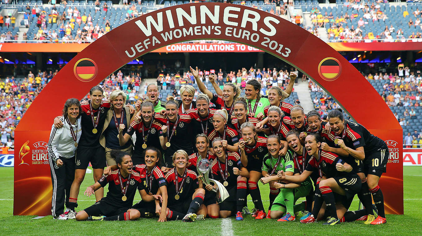 Großer Erfolg mit vielen jungen Gesichtern: DFB-Frauen werden Europameister 2013 © 2013 Getty Images