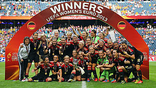Großer Erfolg mit vielen jungen Gesichtern: DFB-Frauen werden Europameister 2013 © 2013 Getty Images