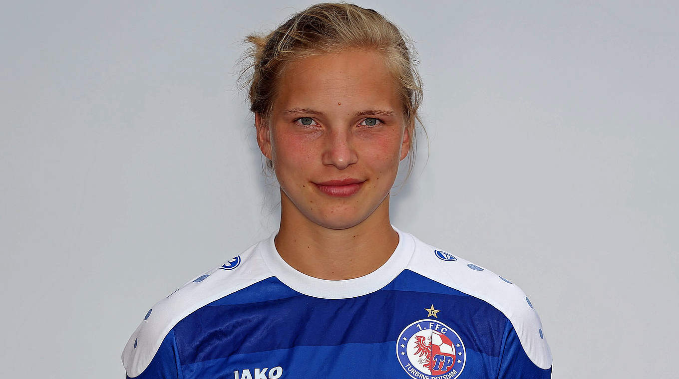 Erzielt das "Tor des 8.Spieltags": Potsdams Tabea Kemme © 2014 Getty Images