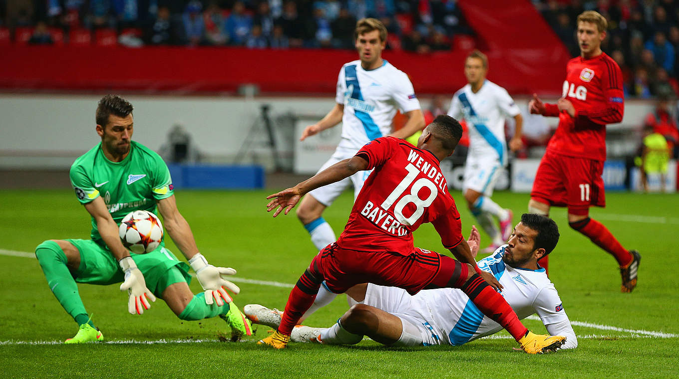 Leverkusen kämpft und gewinnt: 2:0 gegen Zenit St. Petersburg © 2014 Getty Images
