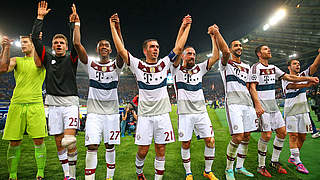 Läutet die perfekte Woche mit einem historischen 7:1 in Rom ein: Der FC Bayern © 2014 Getty Images