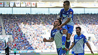 Klubrekord mit zehn Spielen in Folge ohne Niederlage im Blick: 1899 Hoffenheim © 2014 Getty Images