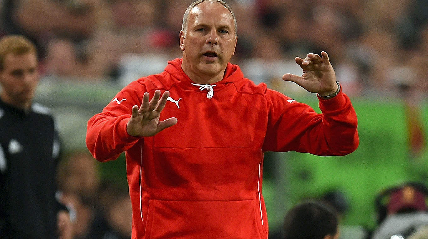Verpasste den Sieg hauchdünn: Düsseldorfs Trainer Oliver Reck © 2014 Getty Images