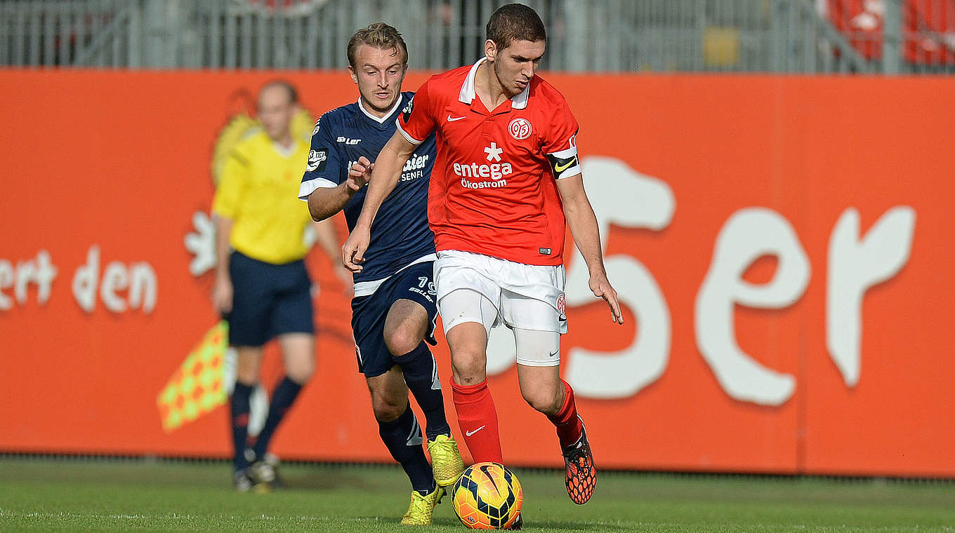 Damian Roßbach grabbed a late winner for Mainz's reserves © 2014 Getty Images