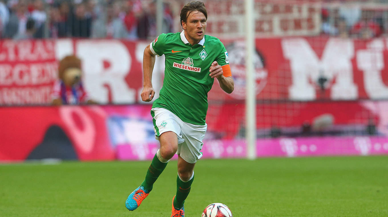 "Dauerbrenner" beim SV Werder: Clemens Fritz © 2014 Getty Images