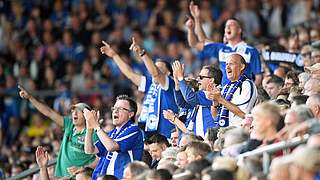 Hofft auf rapiden Mitgliederzuwachs: Arminia Bielefeld © 2014 Getty Images