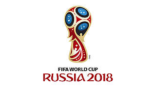 Im All präsentiert: Das Logo der WM 2018 in Russland © FIFA