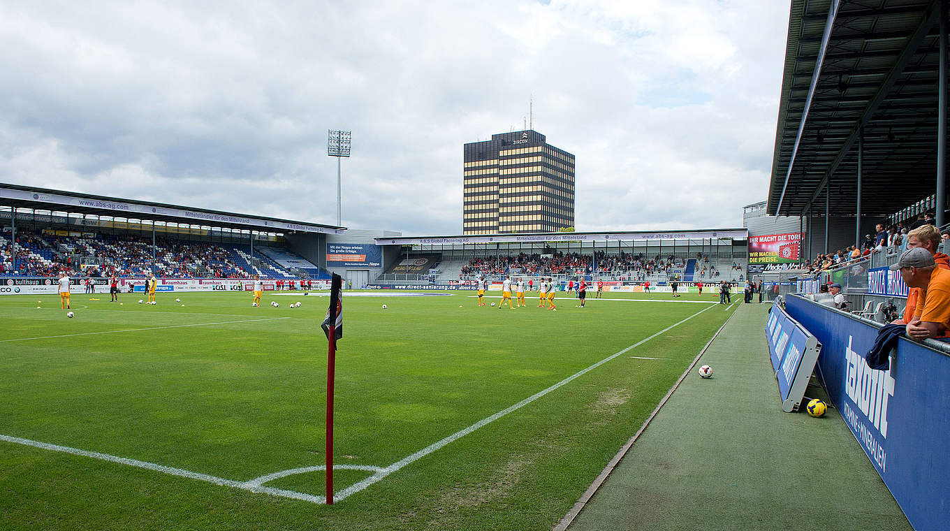 Ort des Geschehens am Samstag: Die Brita-Arena in Wiesbaden © 2014 Getty Images