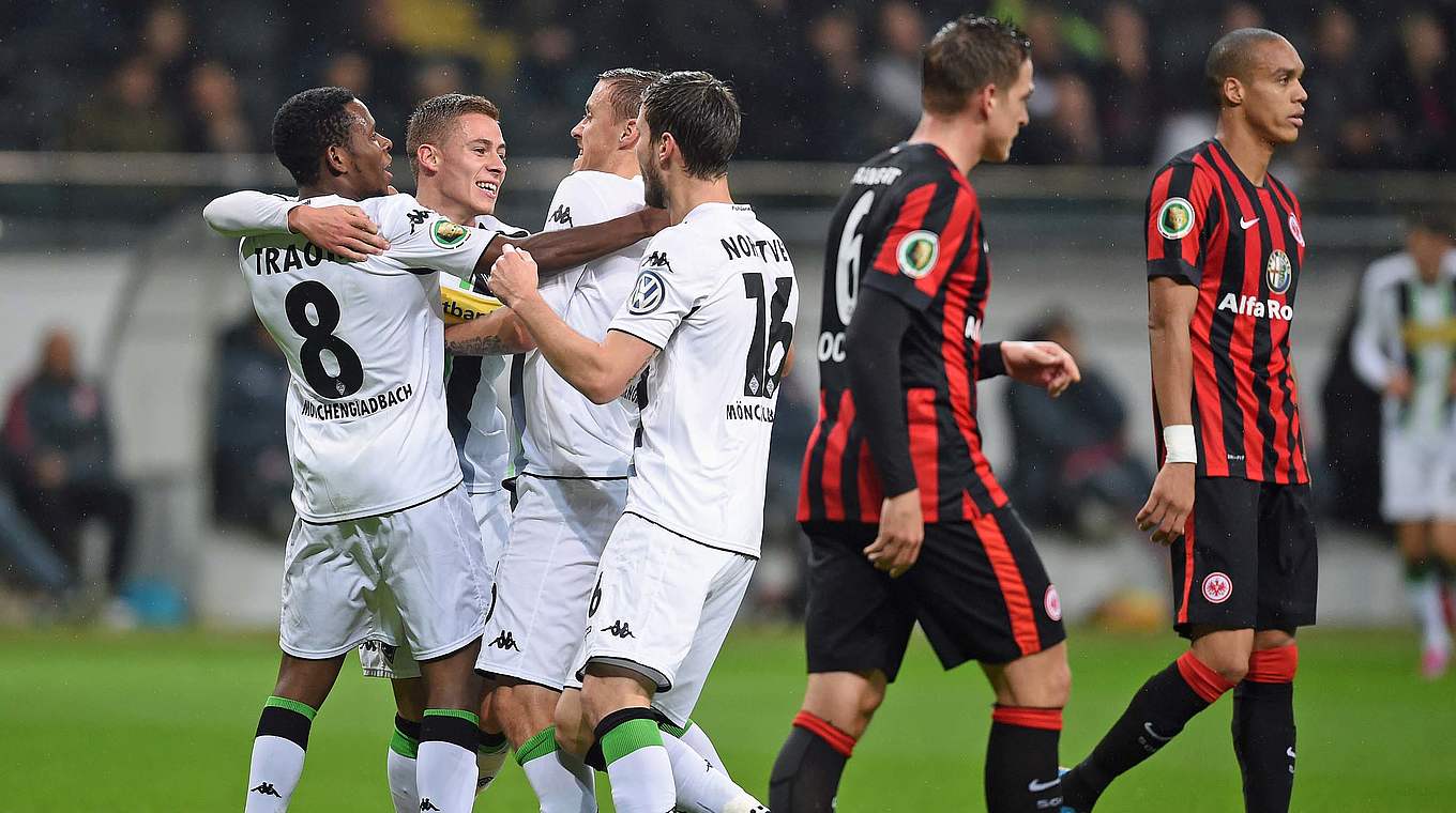 Borussia Mönchengladbach are unbeaten in 16 competitive games this season © 2014 Getty Images