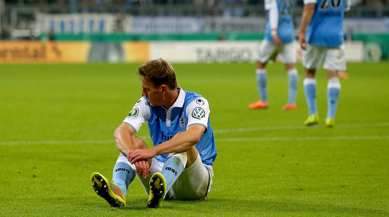 Enttäuscht: Löwe Kai Bülow nach dem 2:5 gegen Freiburg © 2014 Getty Images