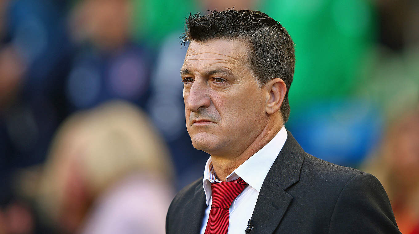 Allen Bulas is Gibraltar's manager © 2014 Getty Images