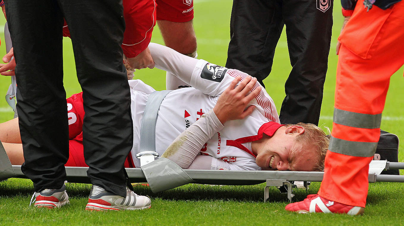 Sören Bertram: "Möchte so schnell wie möglich wieder auf den Platz" © 2014 Getty Images