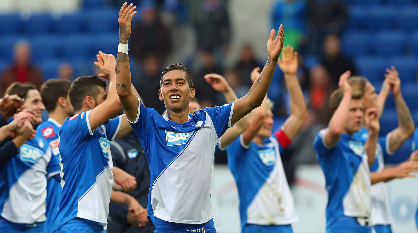 Macht im Moment den Unterschied bei der TSG Hoffenheim: Roberto Firmino (Mitte) © 2014 Getty Images