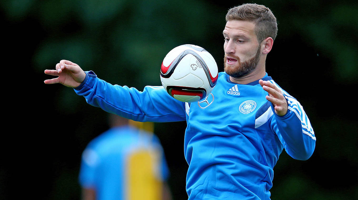 Geht zur Not auch ins Tor: Weltmeister Shkodran Mustafi © 2014 Getty Images