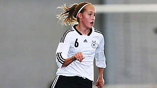 Vor dem Debüt für die U 16: Sydney Lohmann © 2014 Getty Images