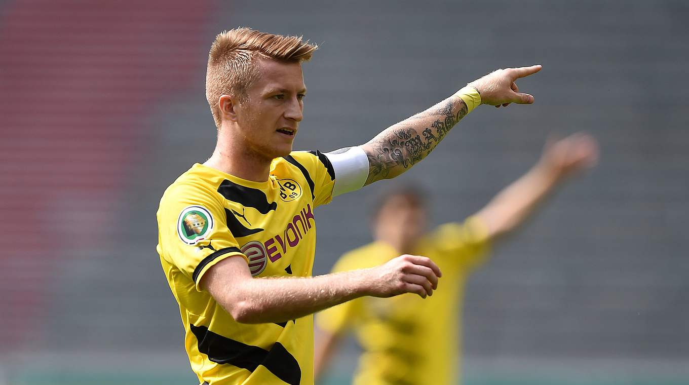 Marco Reus prefers to look forward rather than back © 2014 Getty Images