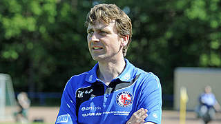 Mit Turbine Potsdam im Derby zu Gast beim 1. FC Union Berlin: Coach Thomas Kandler © Jan Kuppert