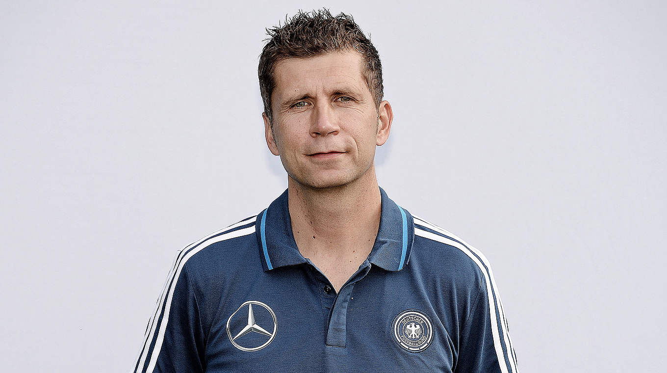 Betreut die U 18-Junioren seit dieser Saison: DFB-Trainer Guido Streichsbier © 2014 Getty Images