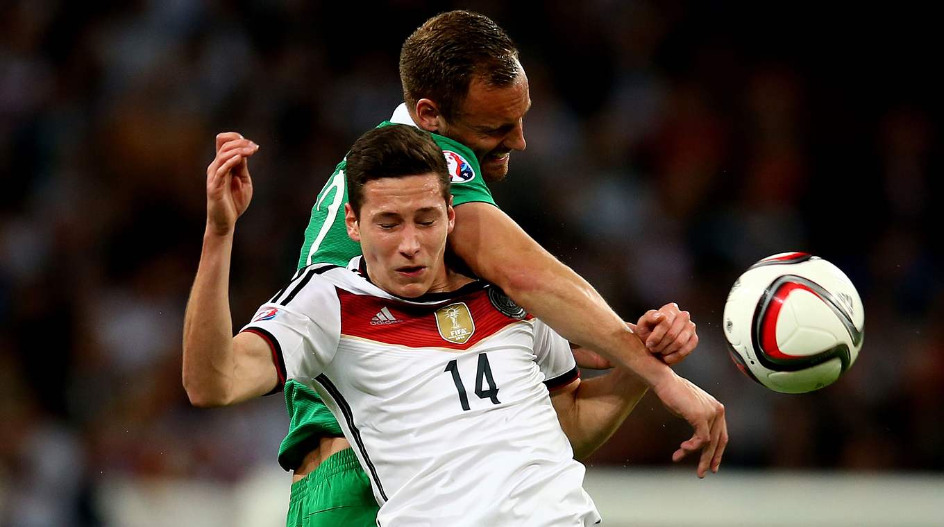 Julian Draxler beim Länderspiel gegen Irland im Oktober in Gelsenkirchen © 2014 Getty Images