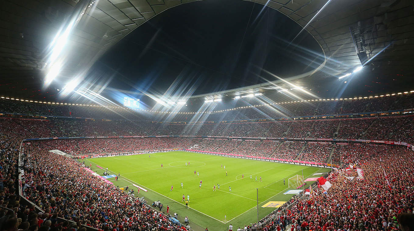 Tolles Stadion, tolle Atmosphäre: die Münchner Allianz-Arena © 2014 Getty Images