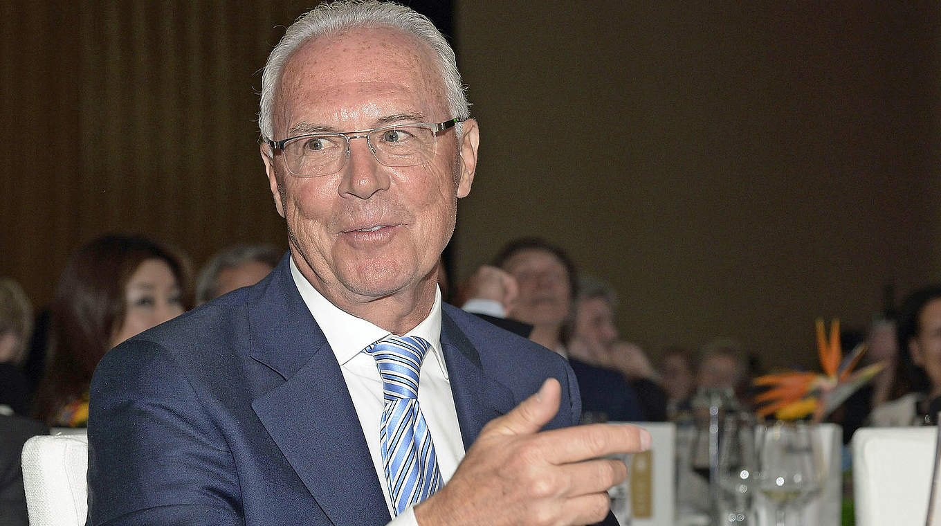 Beckenbauer: "Munich will be equipped to host the matches we have been awarded." © 2014 Getty Images