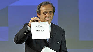 UEFA President announced Munich as one of the host cities © 2014 Getty Images