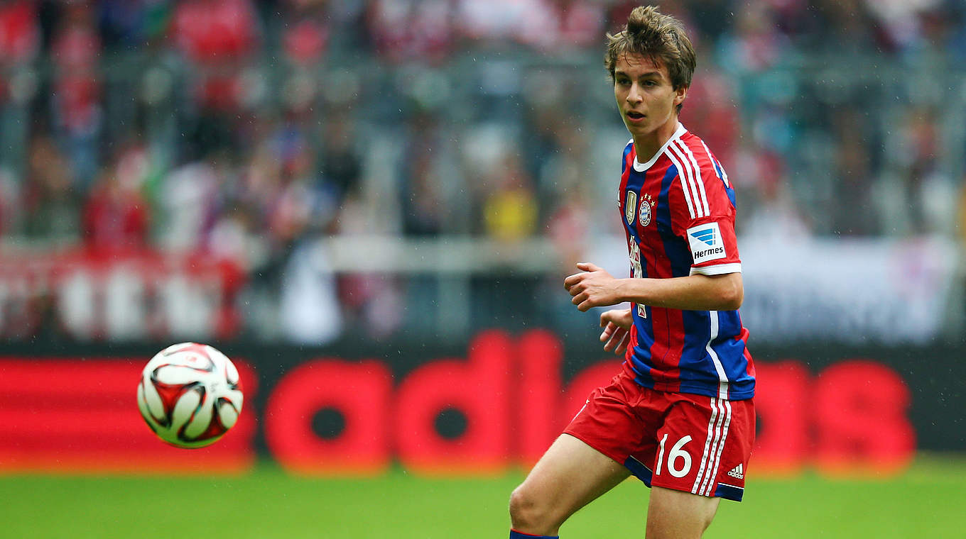 Gianluca Gaudino from FC Bayern has been called up for the first time © 2014 Getty Images