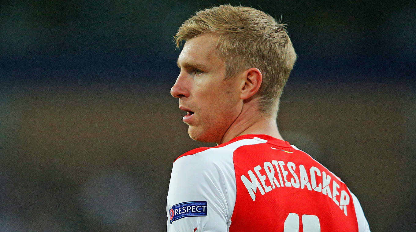 Gab mit Arsenal eine 3:0-Führung gegen Anderlecht noch her: Per Mertesacker © 2014 Getty Images