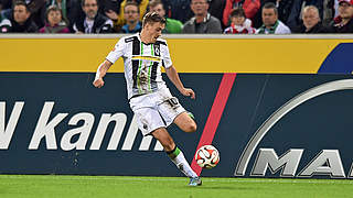 Pause wegen muskulärer Probleme im Oberschenkel: Gladbachs Max Kruse © 2014 Getty Images